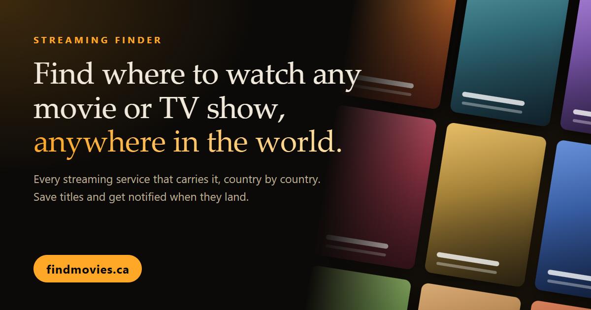 Built a free site that shows which streaming service has a movie or show in any country